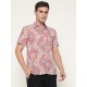 Block Printed Men’s Half Shirt 