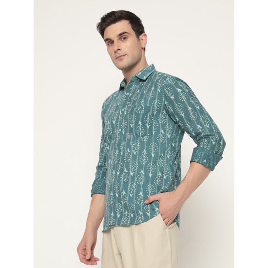 Dabu Printed Men’s Casual Shirt 