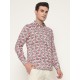 Men’s Floral Printed Casual Shirt