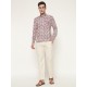 Men’s Floral Printed Casual Shirt